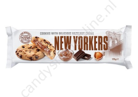 Merba New Yorkers Noigatelli cookies with delicious hazelnut creme 175gr.