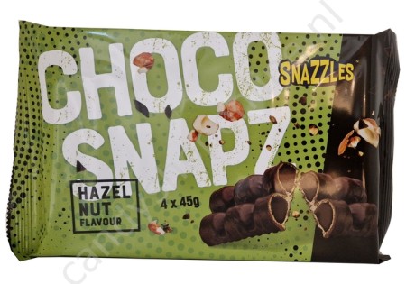 Snazzles Choco Snapz Hazelnut Flavour 180gr.