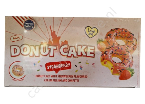 American Bakery Donut Cake with Strawberry 135gr.