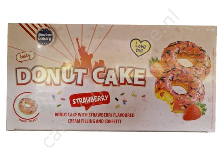 American Bakery Donut Cake with Strawberry 135gr.