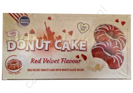 American Bakery Donut Cake with Red Velvet flavour 135gr.