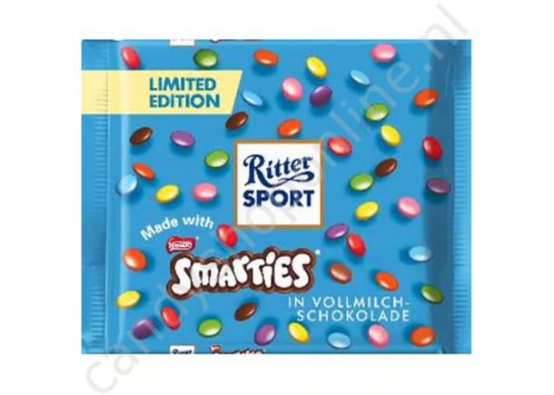 Rittersport Smarties milk chocolate 100gr.