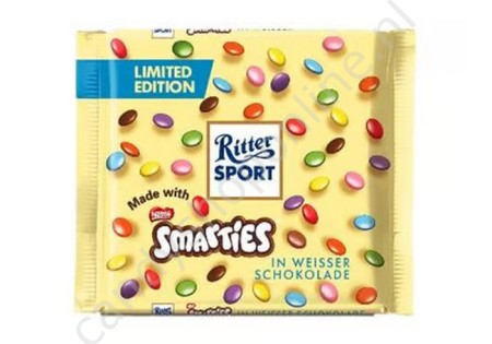 Rittersport Smarties white chocolate 100gr.