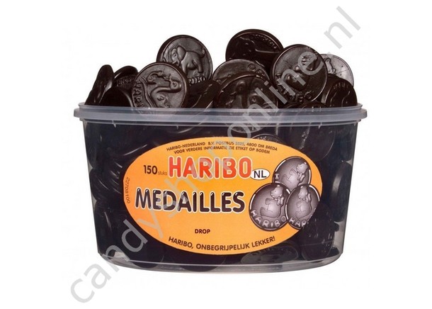 Haribo Silo Medaille Drop 150st.