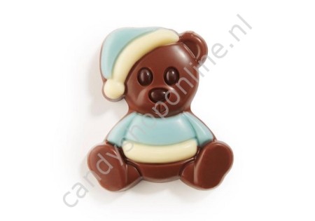 Dragee Chocolade Knuffelbeertje Blauw/Wit