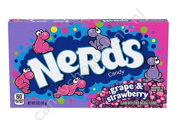 Wonka Nerds Grape & Strawberry 142 gram