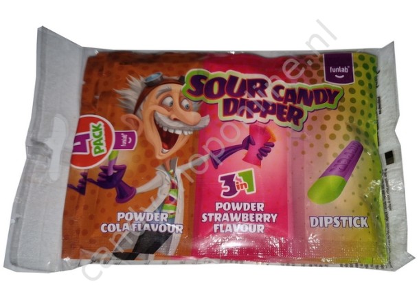 Funlab Sour Candy Dipper 3in1 4pack